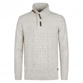 блуза,мъжки,пуловери,petrol,industries,m,3050,kwc211,sweater,grey,(antique,white,melee)
