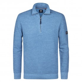 блуза,мъжки,пуловери,petrol,industries,m,3050,kwc227,half,zip,sweater,pale,blue,(blue)