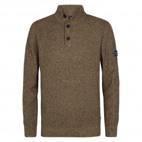 блуза,мъжки,пуловери,petrol,industries,m,3050,kwc270,half,zip,sweater,sunflower,(brown)