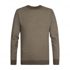 блуза,мъжки,пуловери,petrol,industries,m,3050,kwr209,sweater,mossy,stone,(brown)