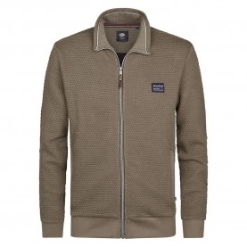 блуза,мъжки,пуловери,petrol,industries,m,3050,swc343,full,zip,sweatshirt,mossy,stone,(brown)