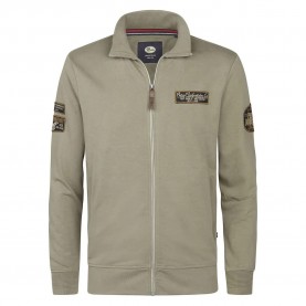 блуза,мъжки,пуловери,petrol,industries,m,3050,swc376,full,zip,sweatshirt,mossy,stone,(green)