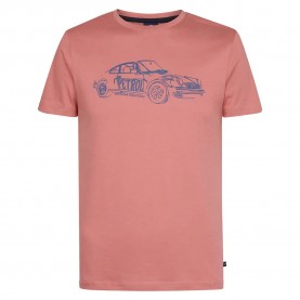 тениска,мъжки,тениски,petrol,industries,m,3050,tsr139,short,sleeve,t,shirt,pink,(red,brick)