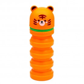 канцеларски,принадлежности,puckator,telescopic,pop,up,silicone,tiger,sweet,animals,orange,pencil,case,orange,(orange)