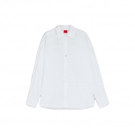 HUGO Echarming 10258602 01 long sleeve blouse - White (White 100) дамски,блузи,hugo,echarming,10258602,01,long,sleeve,blouse,white,(white,100)