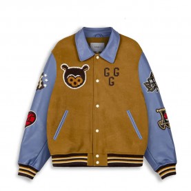 Яке Grimey Mud´S The Residence Baseball jacket - Brown яке,мъжки,якета,grimey,mud´s,the,residence,baseball,jacket,brown