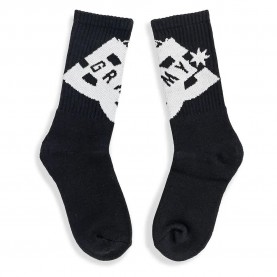 Чорапи Grimey The Swarm DC Shoes X Regular socks - Black чорапи,мъжки,чорапи,grimey,the,swarm,dc,shoes,x,regular,socks,black