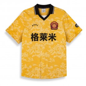 Тениска Grimey Sampans Soccer short sleeve T-shirt - Yellow (Yellow) тениска,мъжки,тениски,дамски,тениски,grimey,sampans,soccer,short,sleeve,t,shirt,yellow,(yellow)