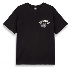 Тениска Grimey The Planet Regular short sleeve T-shirt - Black (Black) тениска,мъжки,тениски,дамски,тениски,grimey,the,planet,regular,short,sleeve,t,shirt,black,(black)