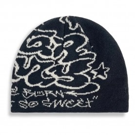 Шапка Grimey The Shelter Throw Up 2000S beanie - Black шапка,всички,шапки,grimey,the,shelter,throw,up,2000s,beanie,black