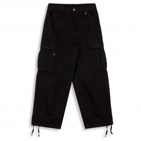Панталони Grimey The Shelter Regular Denim cargo pants - Black панталони,мъжки,панталони,grimey,the,shelter,regular,denim,cargo,pants,black