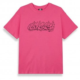 Тениска Grimey The Shelter Throw Up Regular short sleeve T-shirt - Fucshia тениска,мъжки,тениски,grimey,the,shelter,throw,up,regular,short,sleeve,t,shirt,fucshia