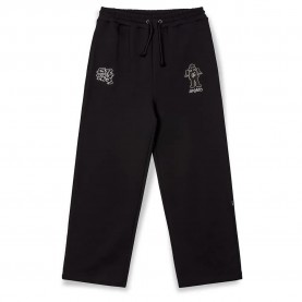 Анцуг Grimey The Shelter Wide Leg sweat pants - Black анцуг,мъжки,панталони,grimey,the,shelter,wide,leg,sweat,pants,black