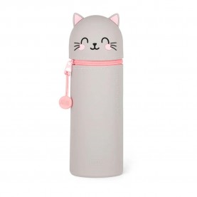 канцеларски,принадлежности,legami,kawaii,kitty,pencil,case,grey,(multicolor)