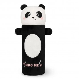канцеларски,принадлежности,legami,plush,panda,pencil,case,black,(multicolor)