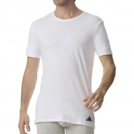 мъжко,бельо,adidas,active,flex,cotton,short,sleeve,base,layer,2,units,white,(white,whit)
