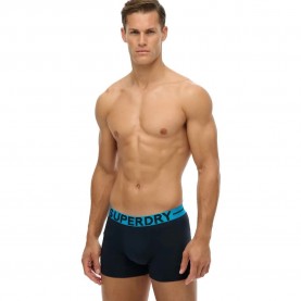 Боксерки Superdry Boxers 3 units - Blue (Navy / Grey Mix) боксерки,мъжко,бельо,superdry,boxers,3,units,blue,(navy,grey,mix)