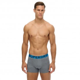 Боксерки Superdry Boxers 3 units - Grey (Triple Grey / Turquoise) боксерки,мъжко,бельо,superdry,boxers,3,units,grey,(triple,grey,turquoise)