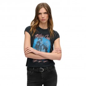 тениска,дамски,тениски,superdry,motley,crue,short,sleeve,t,shirt,heavy,back,in,black,(black)