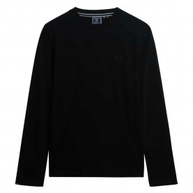 тениска,мъжки,тениски,superdry,vintage,logo,emb,long,sleeve,t,shirt,black