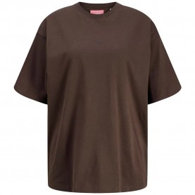 Тениска Jack & jones Andrea Loose Logo JJXX short sleeve T-shirt - Brown (Seal Brown / Print Black Logo Print) тениска,мъжки,тениски,дамски,тениски,jack,&,jones,andrea,loose,logo,jjxx,short,sleeve,t,shirt,brown,(seal,brown,print,black,logo,print)