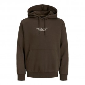 суичър,мъжки,пуловери,jack,&,jones,archie,hoodie,black,olive,(brown)