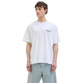 тениска,мъжки,тениски,jack,&,jones,botaniq,short,sleeve,t,shirt,bright,white,print,green,(white)