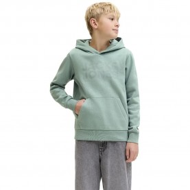 суичър,детски,блузи,jack,&,jones,corp,logo,hoodie,green,(mineral,blue,print,big,tonal)