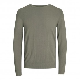 Блуза Jack & jones Emil sweater - Green (Vetiver) блуза,мъжки,пуловери,дамски,пуловери,jack,&,jones,emil,sweater,green,(vetiver)