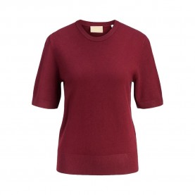 блуза,дамски,пуловери,дамски,плетени,дрехи,jack,&,jones,layla,comfy,jjxx,short,sleeve,sweater,cabernet,(red)