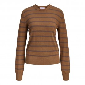 блуза,дамски,пуловери,дамски,плетени,дрехи,jack,&,jones,layla,comfy,jjxx,sweater,bison,stripes,bracken,(brown)