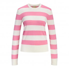 блуза,дамски,пуловери,дамски,плетени,дрехи,jack,&,jones,layla,comfy,jjxx,sweater,vanilla,ice,stripes,morning,glory,(pink)