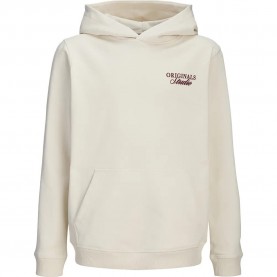 Суичър Jack & jones Norrebro Typo hoodie - Beige (Antique White / Detail Ss26) суичър,детски,блузи,jack,&,jones,norrebro,typo,hoodie,beige,(antique,white,detail,ss26)