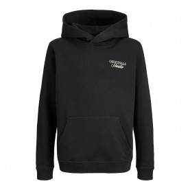 Суичър Jack & jones Norrebro Typo hoodie - Black (Black / Detail Ss26) суичър,детски,блузи,jack,&,jones,norrebro,typo,hoodie,black,(black,detail,ss26)