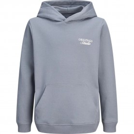 Суичър Jack & jones Norrebro Typo hoodie - Grey (Tradewinds / Detail Ss26) суичър,детски,блузи,jack,&,jones,norrebro,typo,hoodie,grey,(tradewinds,detail,ss26)