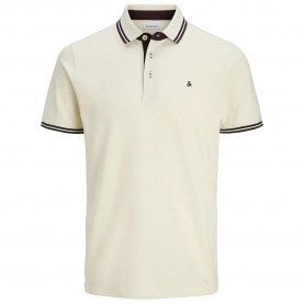 мъжки,блузи,с,яка,jack,&,jones,paulos,short,sleeve,polo,beige,(antique,white,detail,play)