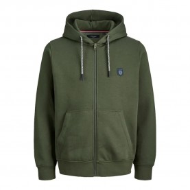 блуза,мъжки,пуловери,jack,&,jones,ronaldo,full,zip,sweatshirt,duffel,bag,(green)