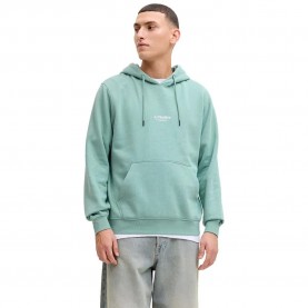 Суичър Jack & jones Soho hoodie - Green (Mineral Blue) суичър,мъжки,пуловери,jack,&,jones,soho,hoodie,green,(mineral,blue)