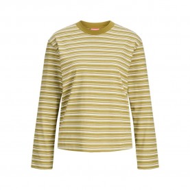тениска,дамски,тениски,jack,&,jones,sophia,boxy,striped,jjxx,long,sleeve,t,shirt,green,moss,stripes,perfect,pear,bright,white