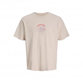 тениска,мъжки,тениски,jack,&,jones,spongebob,short,sleeve,t,shirt,moonbeam,(beige)