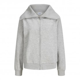 блуза,дамски,блузи,jack,&,jones,studio,vesterbro,flat,jjxx,full,zip,sweatshirt,grey,(light,grey,melange,print,bright,white,studio)