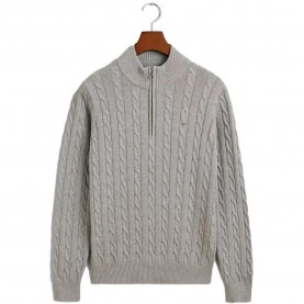 блуза,детски,блузи,gant,984059,half,zip,sweater,grey,melange,(grey)