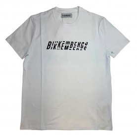 тениска,мъжки,тениски,bikkembergs,bmt1215,short,sleeve,t,shirt,white
