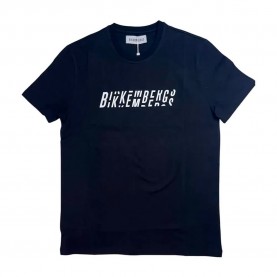 тениска,мъжки,тениски,bikkembergs,bmt1215,short,sleeve,t,shirt,blue,(black)