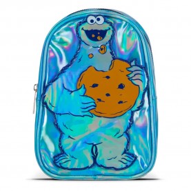 Раница Difuzed Sesame Street Cookie Monster Shiny Mini Backpack - Multicolor раница,раници,difuzed,sesame,street,cookie,monster,shiny,mini,backpack,multicolor