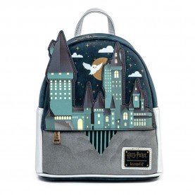 раница,раници,loungefly,harry,potter,hogwarts,castle,backpack,multicolor