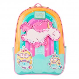 раница,раници,loungefly,minions,fluffy,unicorn,mini,backpack,multicolor