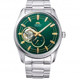 часовник,часовници,orient,watches,small,seconds,semi,skeleton,watch,silver,grey,bottle,green,(silver)