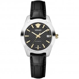 Часовник Versace VESCA0124 woman watch - Silver (Black / Metal Black) часовник,часовници,versace,vesca0124,woman,watch,silver,(black,metal,black)