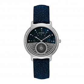 Часовник Guess W1005L1 40mm woman watch - Blue (Silver / Blue) часовник,часовници,guess,w1005l1,40mm,woman,watch,blue,(silver,blue)